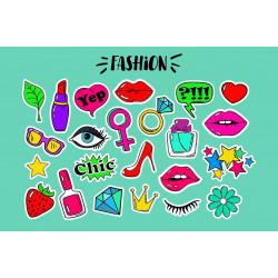 Fashion stickers